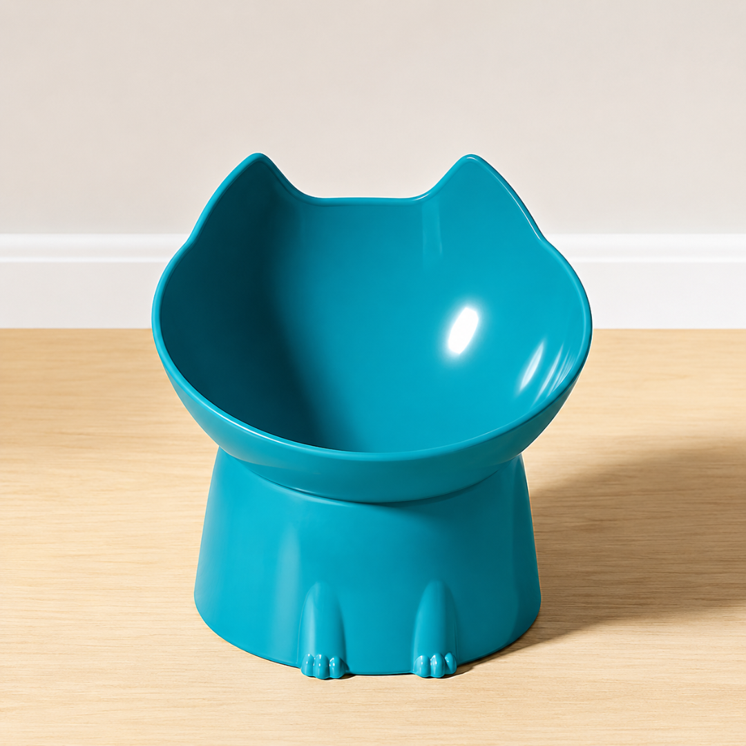 Comedero Elevado para Gatos