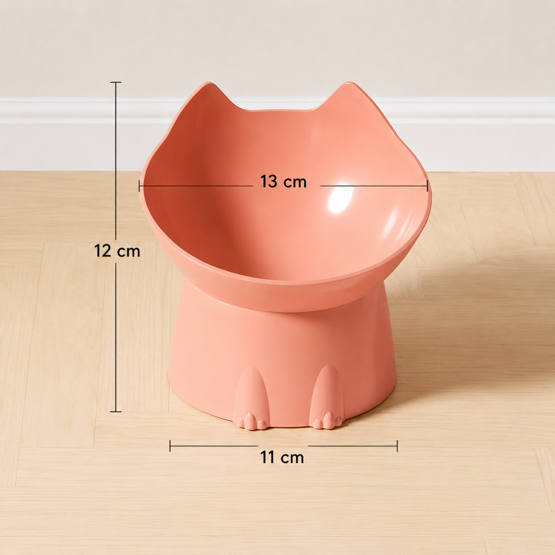 Comedero Elevado para Gatos