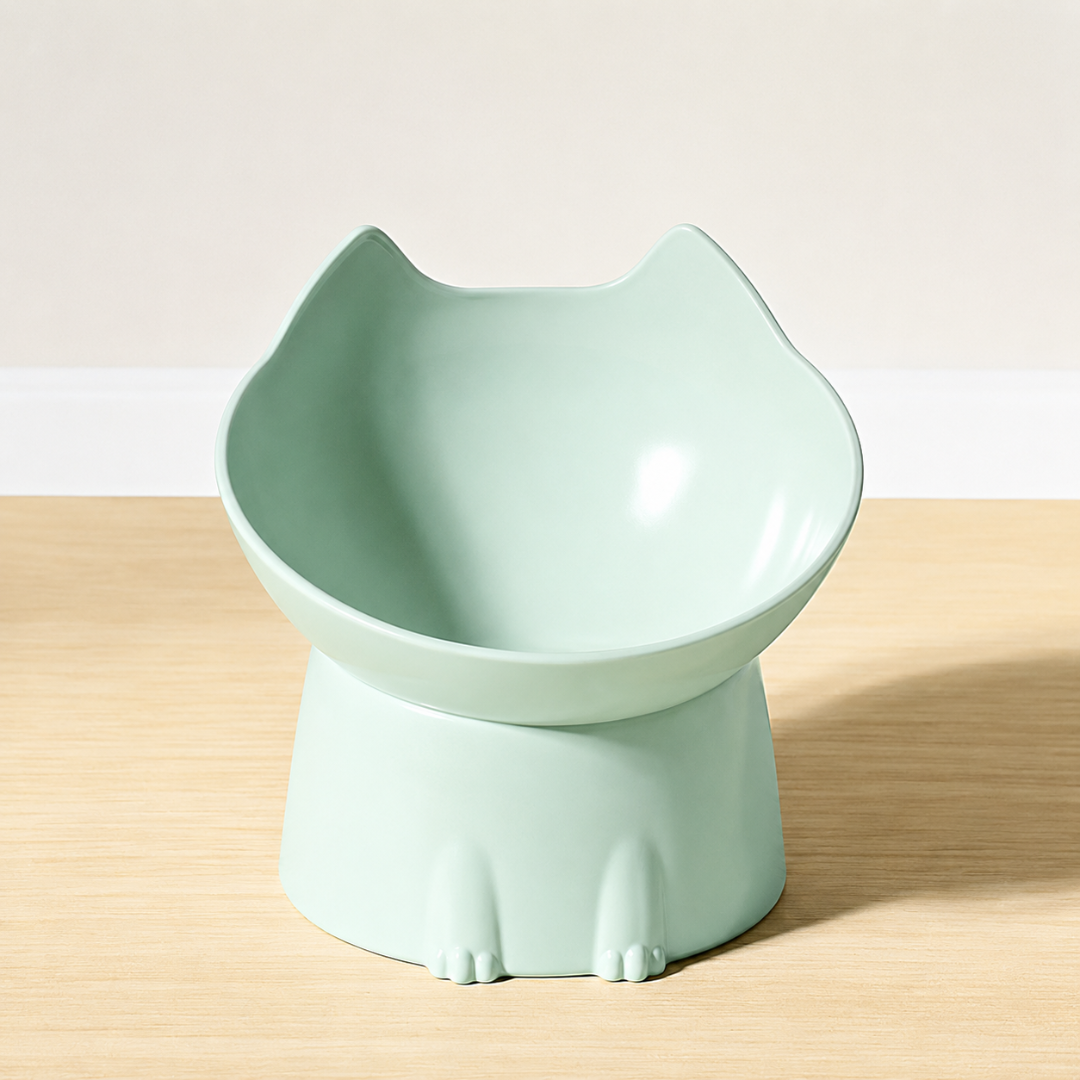 Comedero Elevado para Gatos
